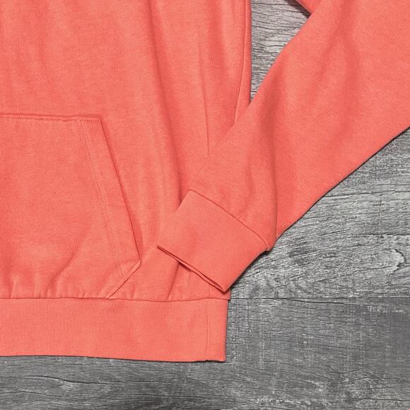 PINK Victorias Secret Quarter Zip Pullover Sweatshirt Women XS Neon Pink Orange - Picture 2 of 6